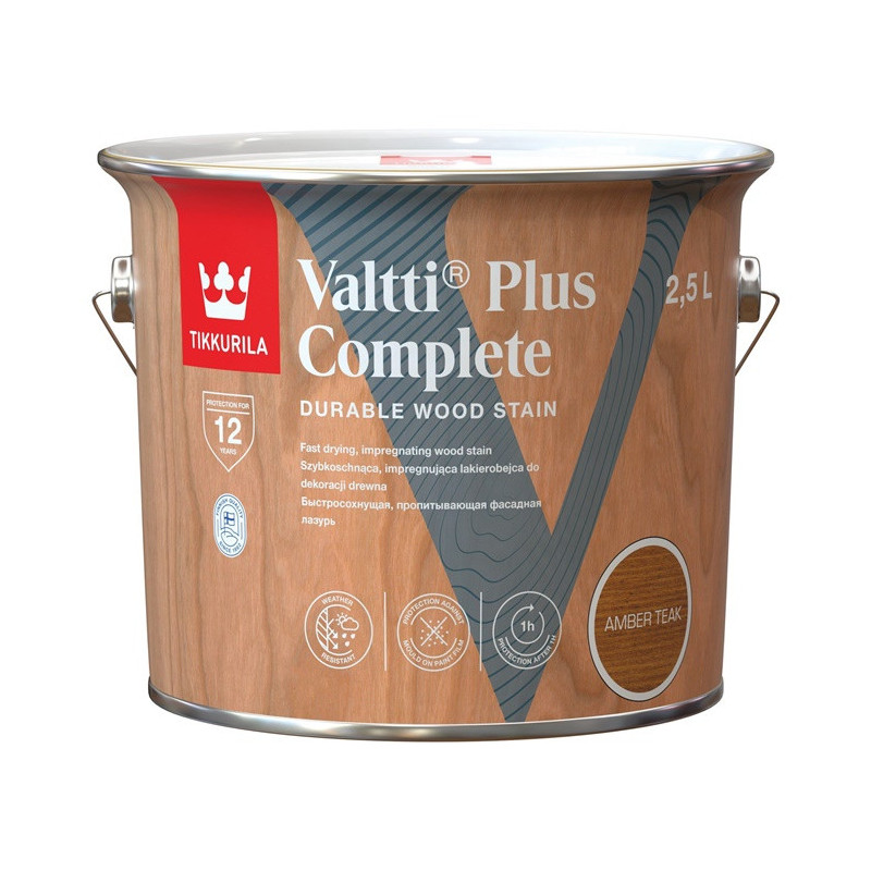 VALTTI PLUS COMPLETE AMBER TEAK 2.5L