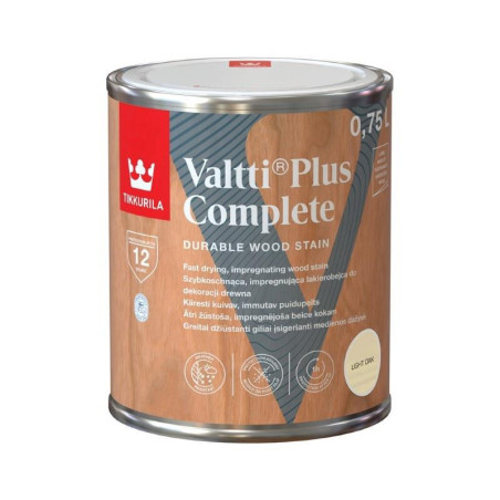 IMPREGN VALTTI PLUS COMPL LIGH OAK 0.75L