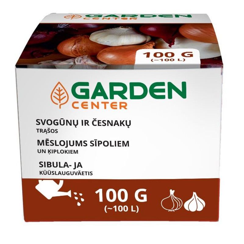 Svogūnų ir česnakų trąšos Garden Center, 100 g