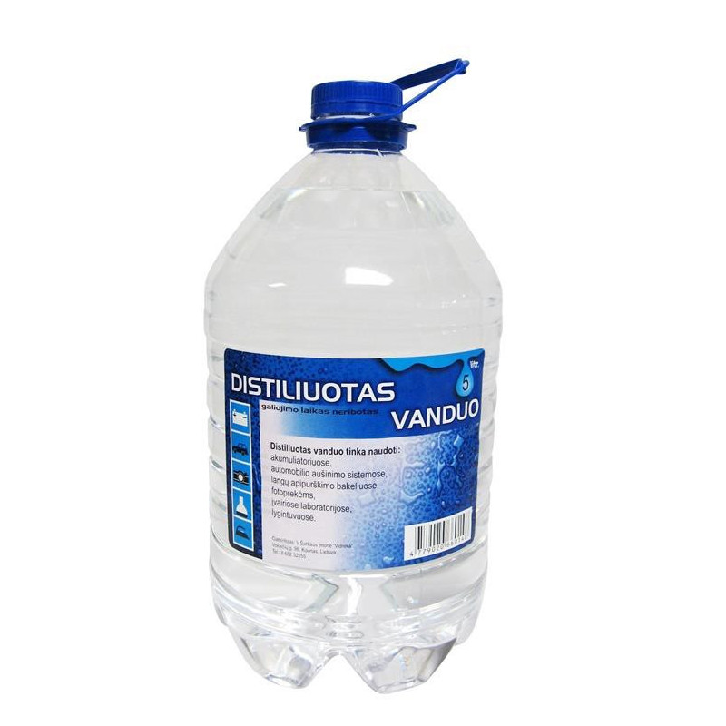 Distiliuotas vanduo, 5 l