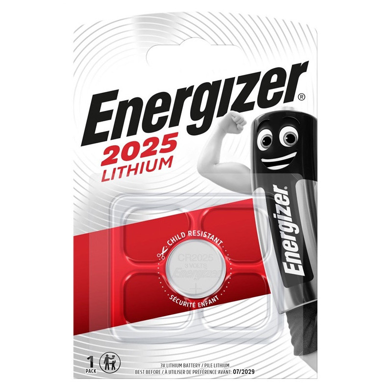 Elementas ENERGIZER CR2025, 3V