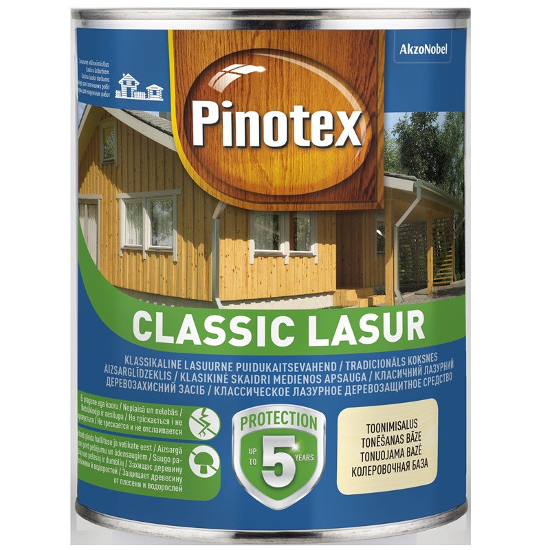 Impregnantas Pinotex Classic Lasur, palisandro spalva, 1 l