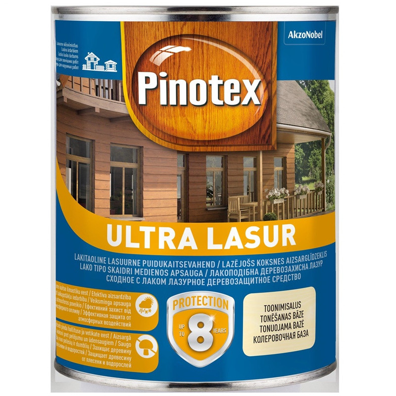 Impregnantas Pinotex Ultra Lasur EU, palisandro spalvos, 1 l