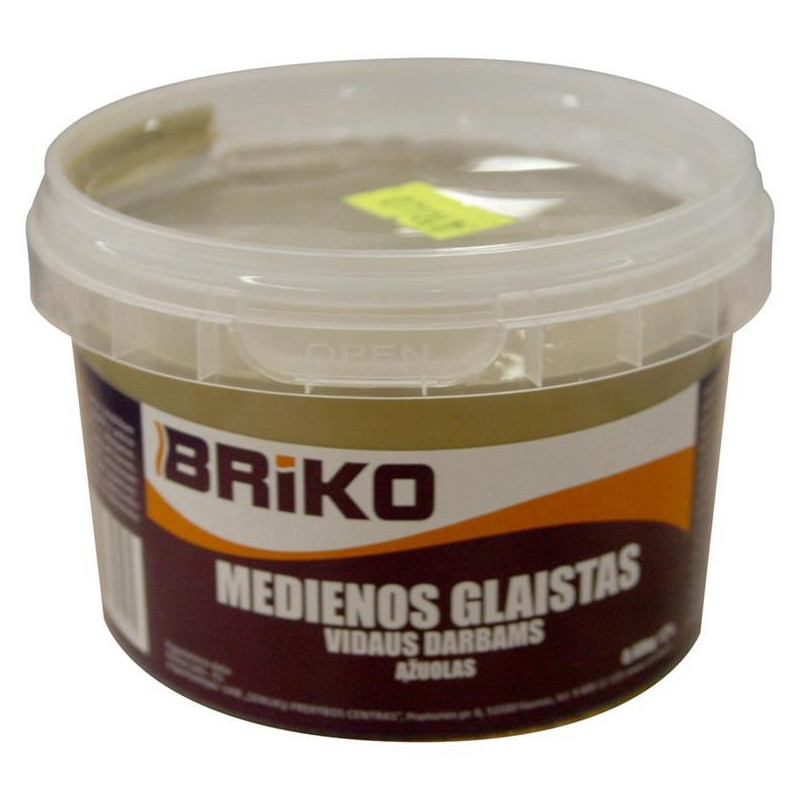 Ąžuolo spalvos medienos glaistas Briko, 0,48 kg