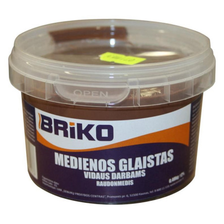 Raudonmedžio spalvos medienos glaistas Briko, 0,48 kg