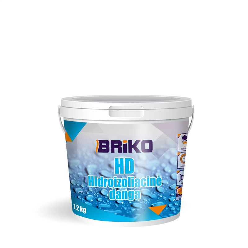 Hidroizoliacinė danga Briko HD, 1,2 kg