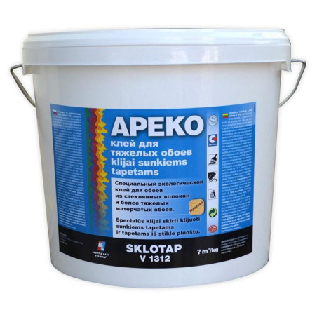 Stiklo pluošto tapetų klijai Teluria Apeko, 3 kg