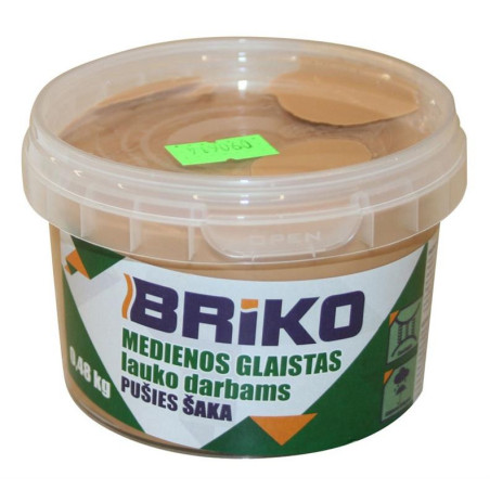 Pušies šakos spalvos medienos glaistas Briko, 0,48 kg