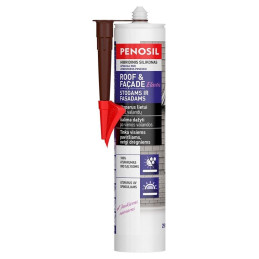 Elastingas hermetikas Penosil Roof&Facade, 290 ml rudas