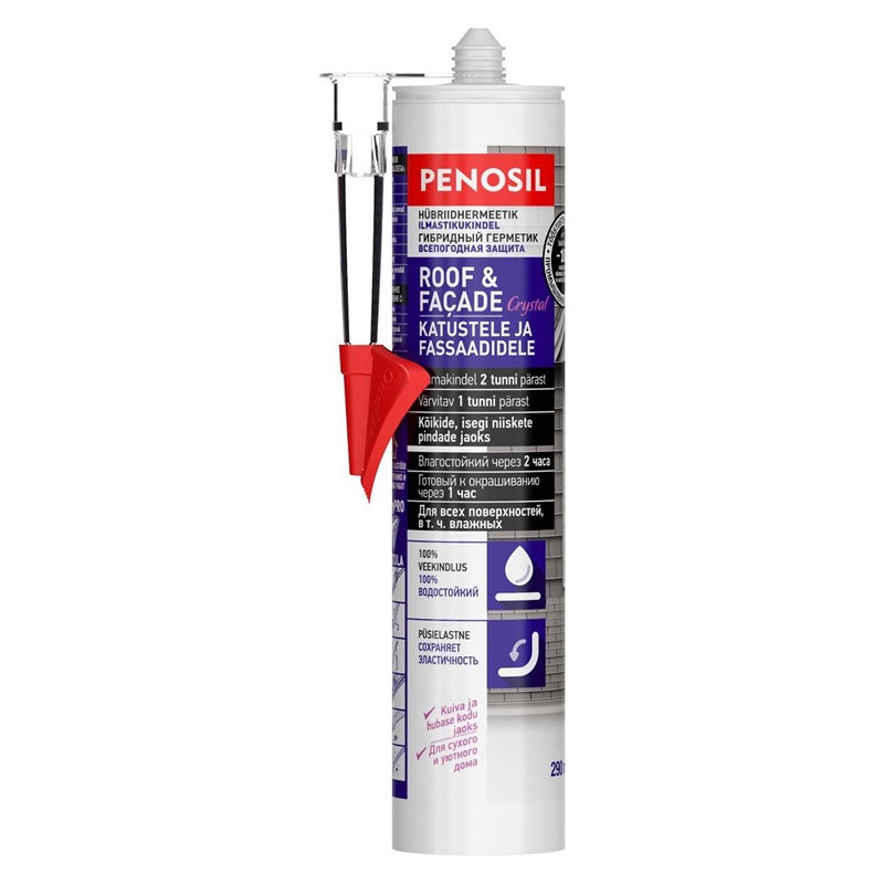 Elastingas hermetikas Penosil Roof&Facade, bespalvis, 290 ml