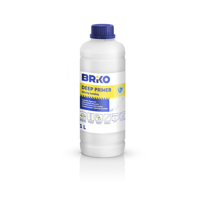 Gruntas Briko, baltas, 1 l