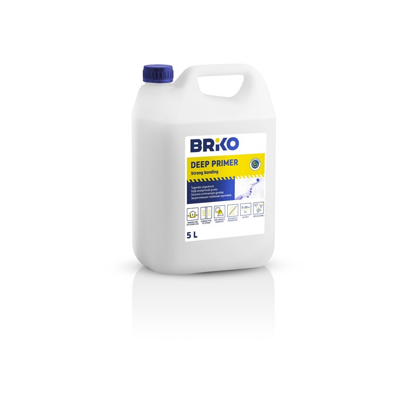 Gruntas Briko, baltas, 5 l