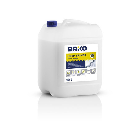 Gruntas Briko, baltas, 10 L