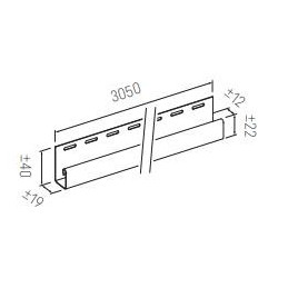 PLASTIKINĖ APDAILOS JUOSTELĖ SMĖLIO SPALVOS (SV-15)