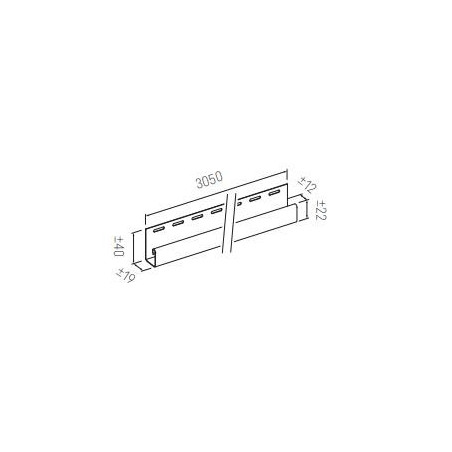 PLASTIKINĖ APDAILOS JUOSTELĖ SMĖLIO SPALVOS (SV-15)