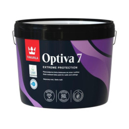 Akriliniai dažai Tikkurila Optiva 7, balta, 2.7 l