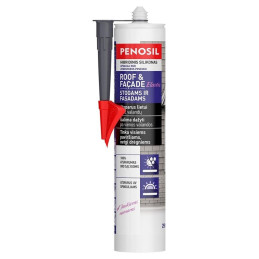 Elastingas hermetikas Penosil Roof&Facade, pilkas 290 ml