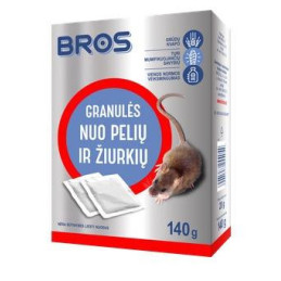 Granulės graužikams Bros, 140 g LT