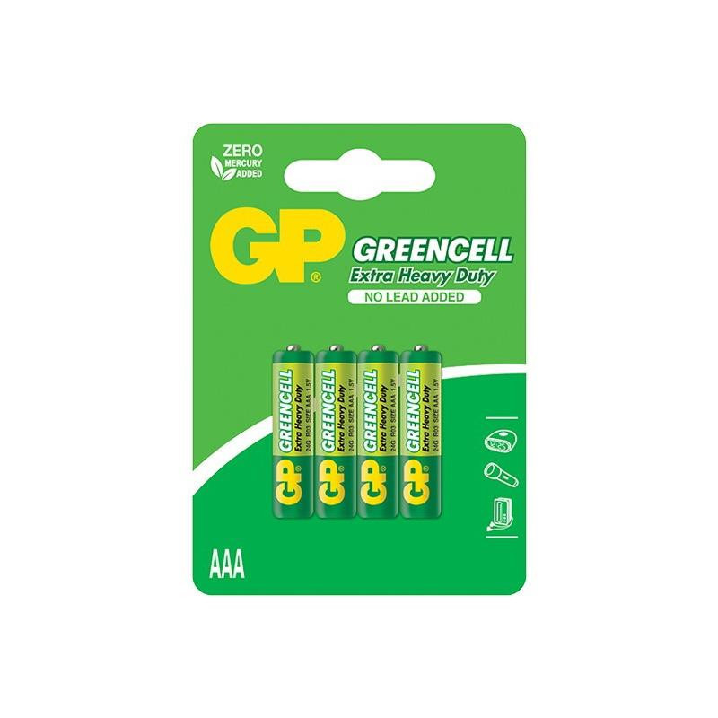 Elementai GP Greencell AAA/R03, 4 vnt.