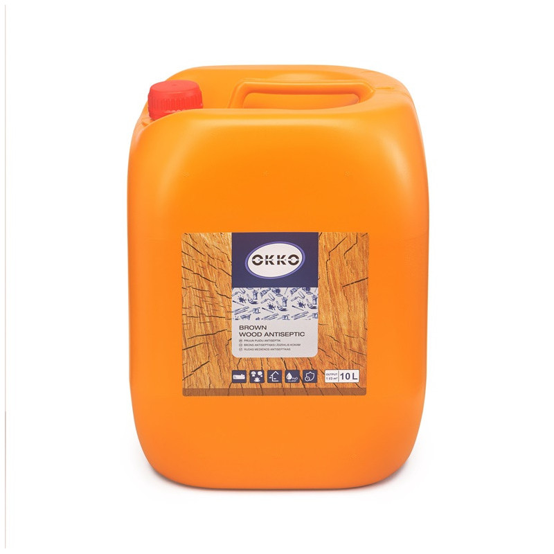 Medienos antiseptikas Okko T, ruda, 10 l