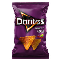 Kukurūzų traškučiai DORITOS saldžiųjų čili pipirų sk., 100 g