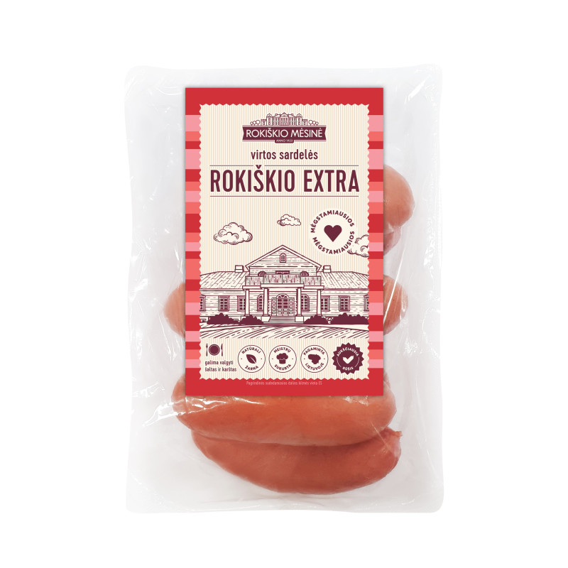 Virtos sardelės ROKIŠKIO EKSTRA, a.r., 500 g