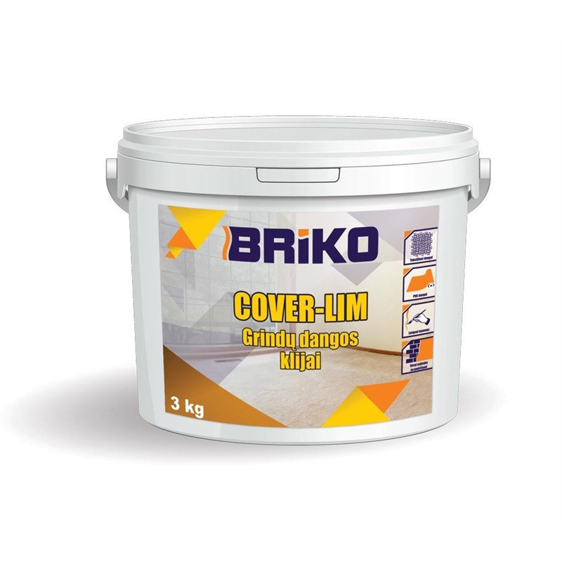 Grindų dangos klijai Briko, 3 kg