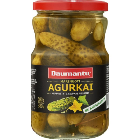 DAUMANTŲ marinuoti agurkai, 680 g