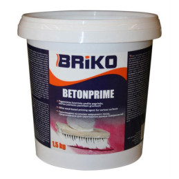 Neįgeriančių paviršių gruntas Briko Betonprime, 1,5 kg