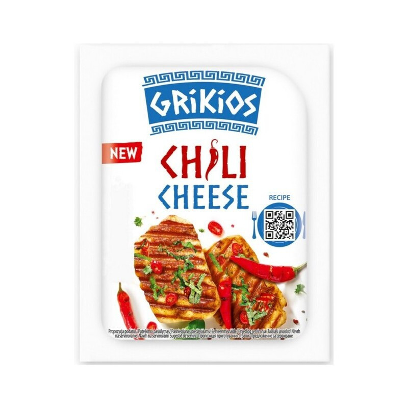 Sūris GRIKIOS, GRILL ČILI, 200 g