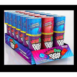 Ledinukas BAZOOKA MEGA DUO PUSH POP, 30 g