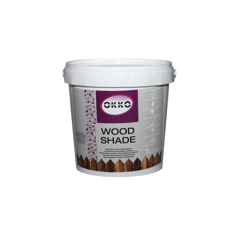 Impregnantas Okko Wood Shade, šviesaus ąžuolo spalvos, 1 l