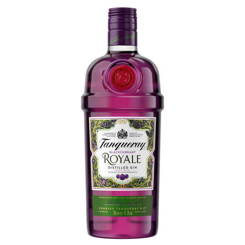 Džinas TANQUERAY BLACKCURRANT ROYALE, 41,3 %, 700 ml