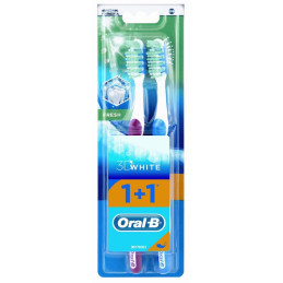 Dantų šepetėlis ORAL-B 3DW Medium, 1+1, 1 vnt.