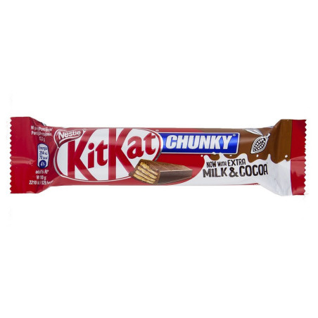 Šokoladinis batonėlis NESTLE, KIT KAT CHUNKY, 40 g