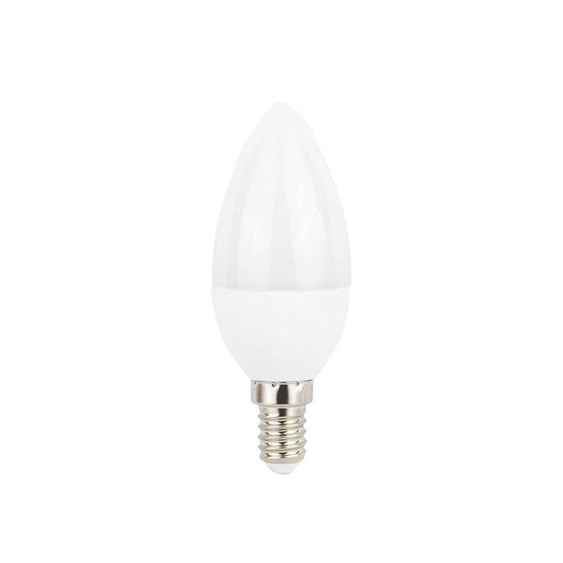 LED lemputė OKKO, C37, E14, 6 W, 510 lm, 4000 K