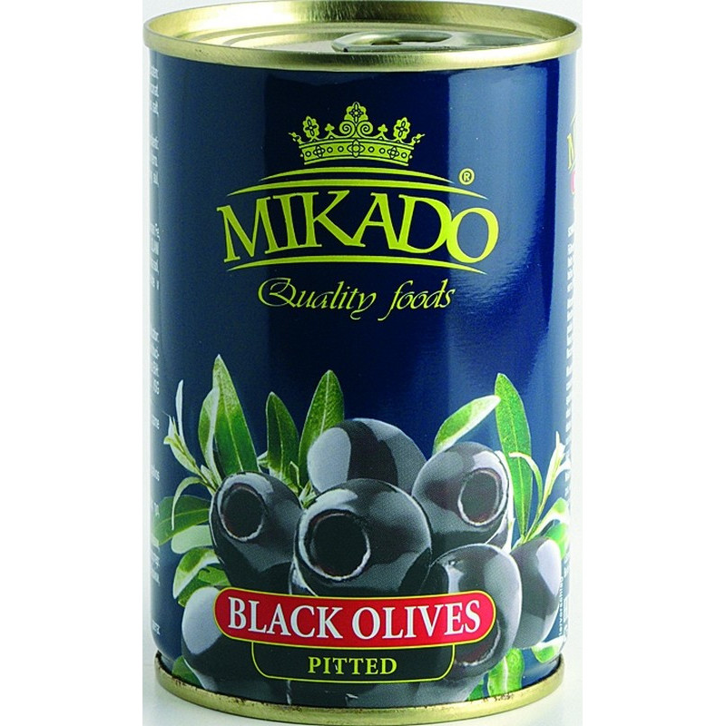 Juodosios alyvuogės MIKADO be kauliukų, 300 g