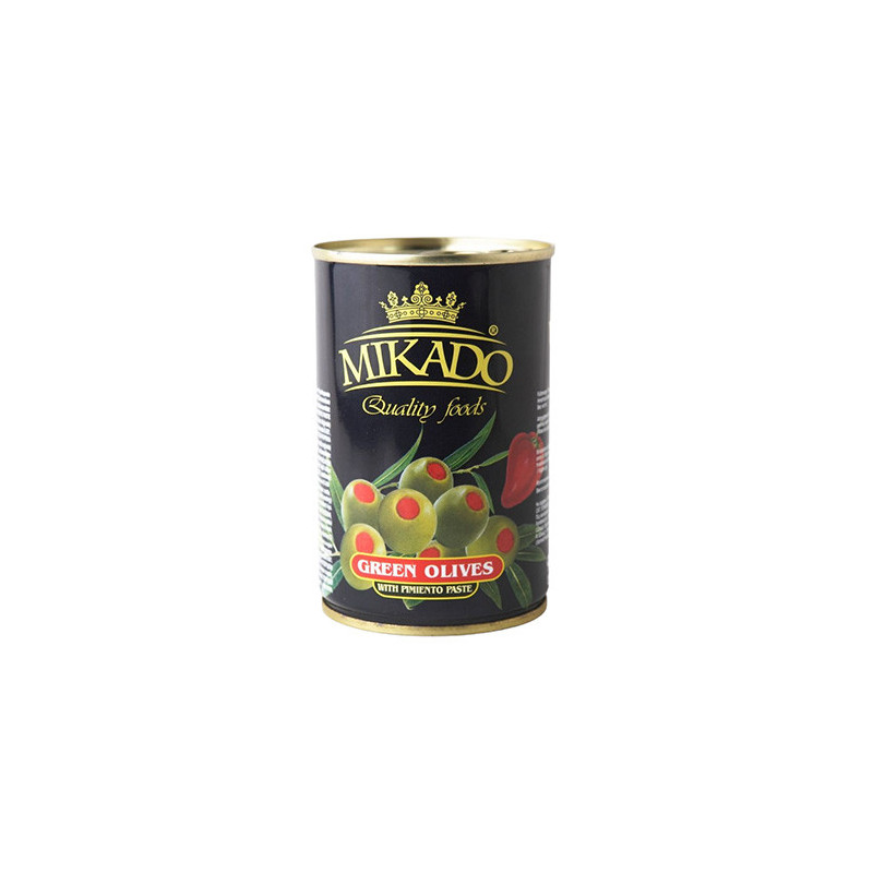 Alyvuogės MIKADO, įdarytos su paprika, 300 g