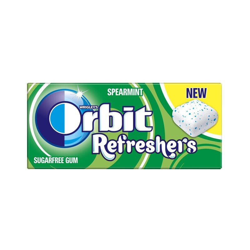 Kramtomoji guma ORBIT REFRESHERS SPEARMINT, 15,6 g