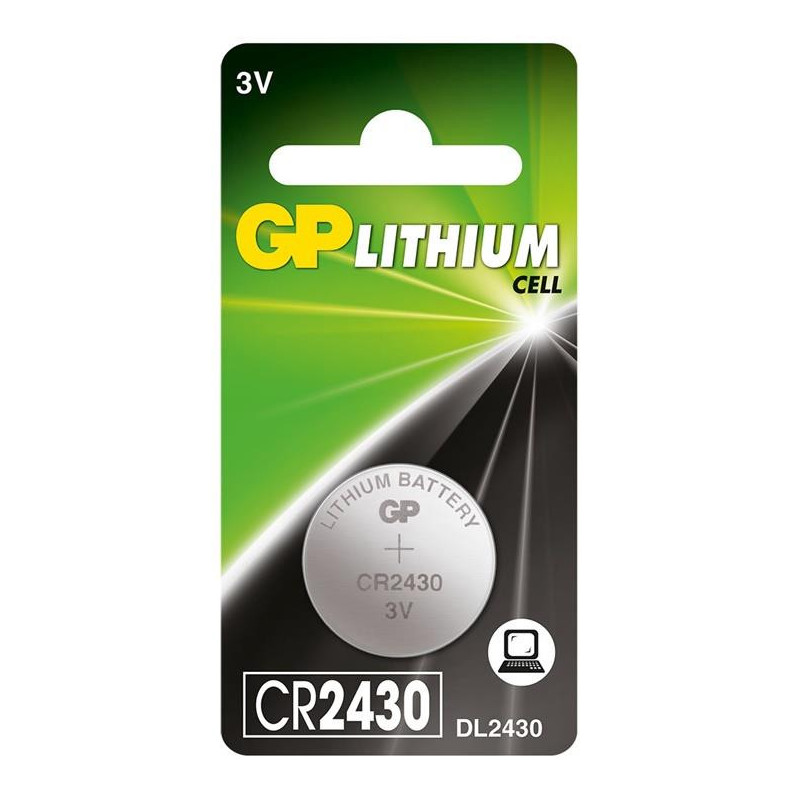 Elementas GP LITHIUM CR2430, 3V