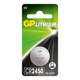 Elementas GP LITHIUM CR2450, 3V