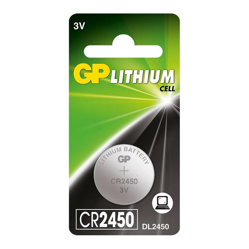 Elementas GP LITHIUM CR2450, 3V