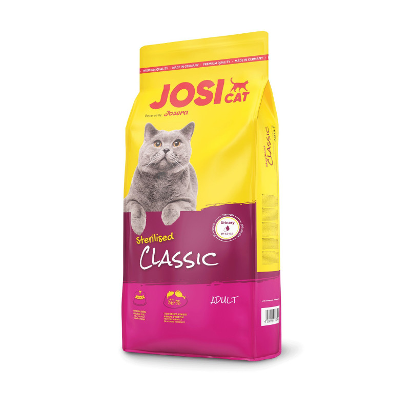 Sausas kačių ėdalas JOSERA JOSICAT STERILLISED CLASSIC, 650 g