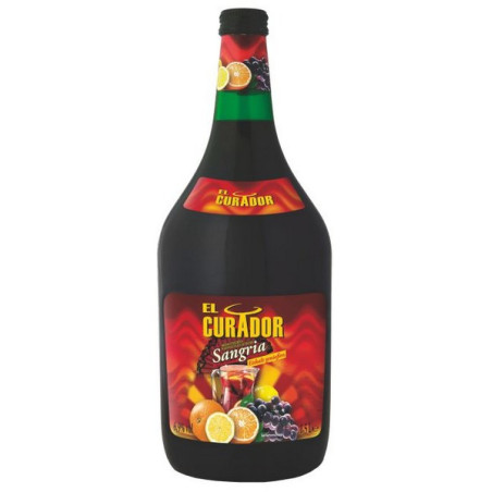 Raudonas aromatizuotas saldus vyno gėrimas HAUSER SANGRIA, 6.9 %, 1.5 l