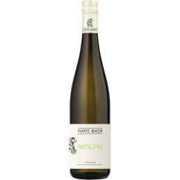 Vynas HANS BAER, RIESLING, baltas, sausas, 12.5 %, 0.75 l