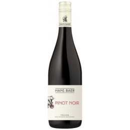 Vynas HANS BAER Pinot Noir, raudonas, sausas, 13,5 %, 750ml