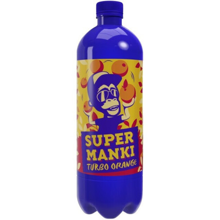 Gaivusis gėrimas SUPER MANKI TURBO ORANGE 0,5 l