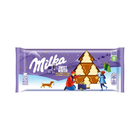 Šokoladas MILKA kalėdinis, 100 g