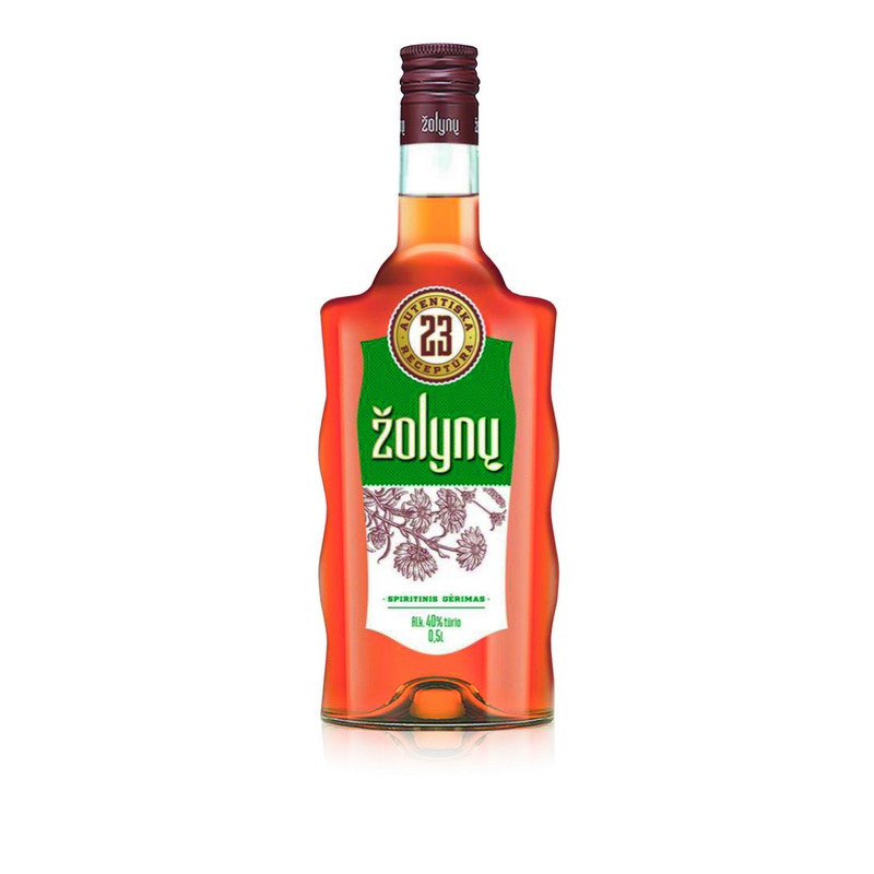 Spiritinis ŽOLYNŲ gėrimas, 40 %, 0.5 l