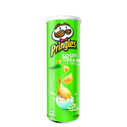 Traškučiai PRINGLES SOUR CREAM ONION RAL, 165 g